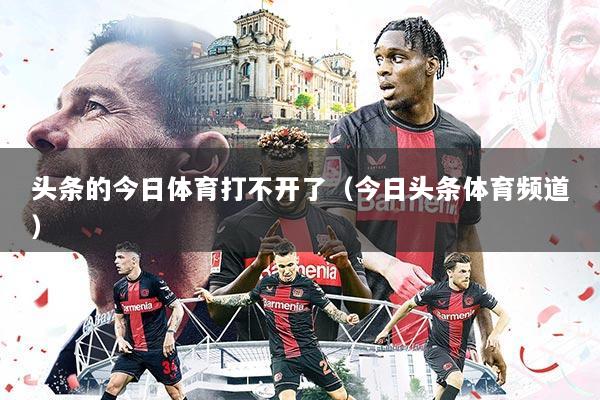 头条的今日体育打不开了(今日头条体育频道)